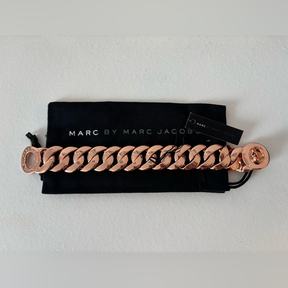 Marc by Marc Jacobs Chain Link Bracelet in Rose Gold
